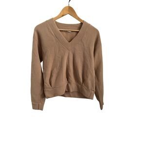 New Stateside Tan Ribbed pullover